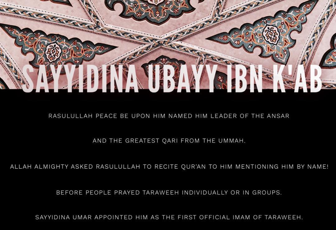 Image result for UBAYY IBN KA'B