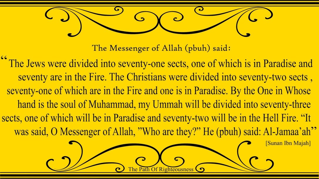 Image result for muslim divided into sect