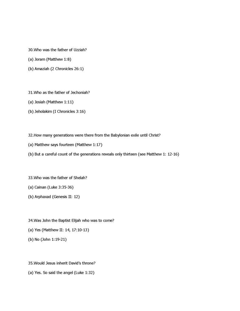 101 Contradictions In The Bible – Aal-e-Qutub Aal-e-Syed Abdullah Shah ...