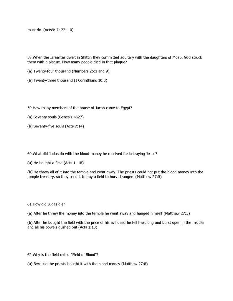 101 Contradictions In The Bible – Aal-e-Qutub Aal-e-Syed Abdullah Shah ...